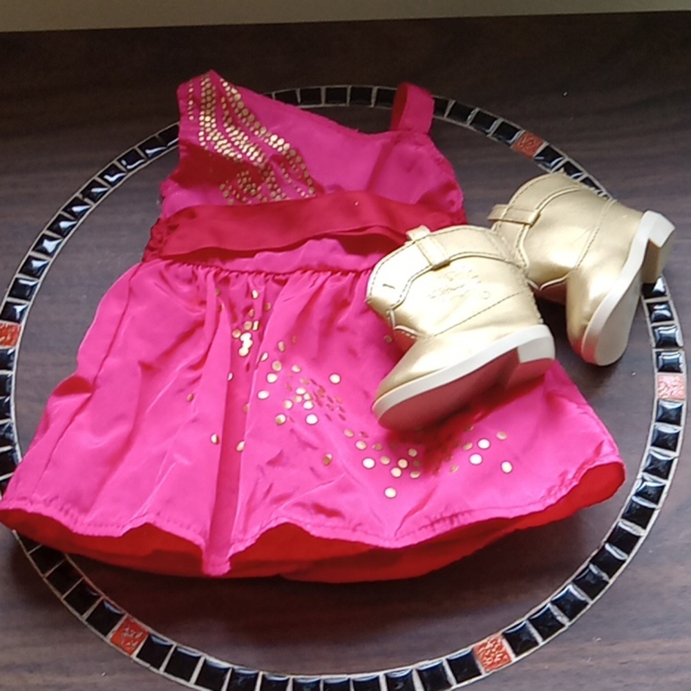 American girl saige party dress